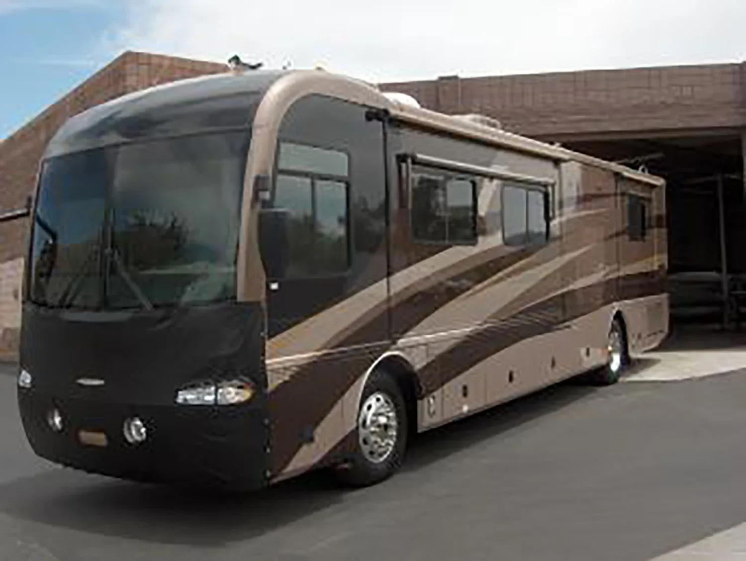 Motorhome parked inside a My Other Place storage unit