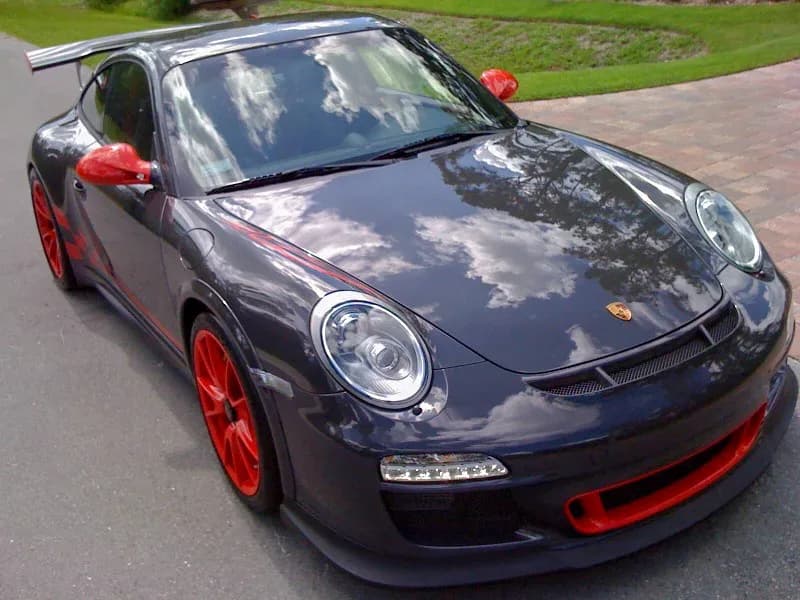 2008 porsche 911 gt3 rs jet black